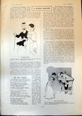 Old Antique Print Demon Bowler Development Carthorses James Buchanan 1903 20th