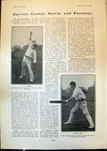 Old Cricket J Hearne Albert Trott D Telegraph Cup Serpentine Swimming