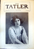 Antique Print Mrs Patrick Campbell Reappearance New Theatre Joy Living 1903