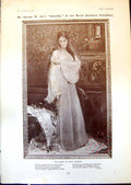 Old Print George Joys Griselda Royal Academy Flower Wifely Patience 1903 20th