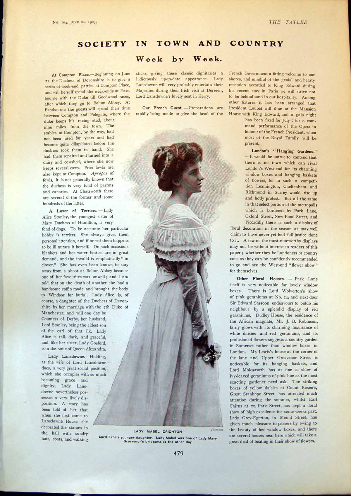 Old Lady Mabel Crichton Lady Alix Egerton Admiral Poole Van Raalte190 20th