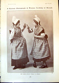 Antique Print Florence Linton Amorelle M De Pachmann Baron Von Berger 1903 20th