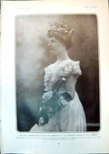 Antique Old Print Hazel Thompson Clandestine Marriage Haymarket Alhambra 1903
