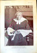 Original Old Antique Print Mr Justice Bruce Law Courts Photo Campbell Gray 1903