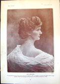 Antique Print Lady Deerhurst American Baroness Clifton Leighton Bromsw1903 20th