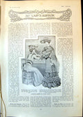 Old Ladys Mirror Seaside Henley Gowns Paris Blouse Tussore Silk 1903 20th