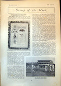 Antique Old Print Opera Programme Pres Loubet Eton Harrow Match Relance 1903