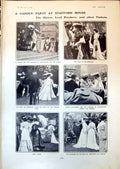 Old Garden Party Stafford House Earl Dudleys Constabulary Motor 1903 20th