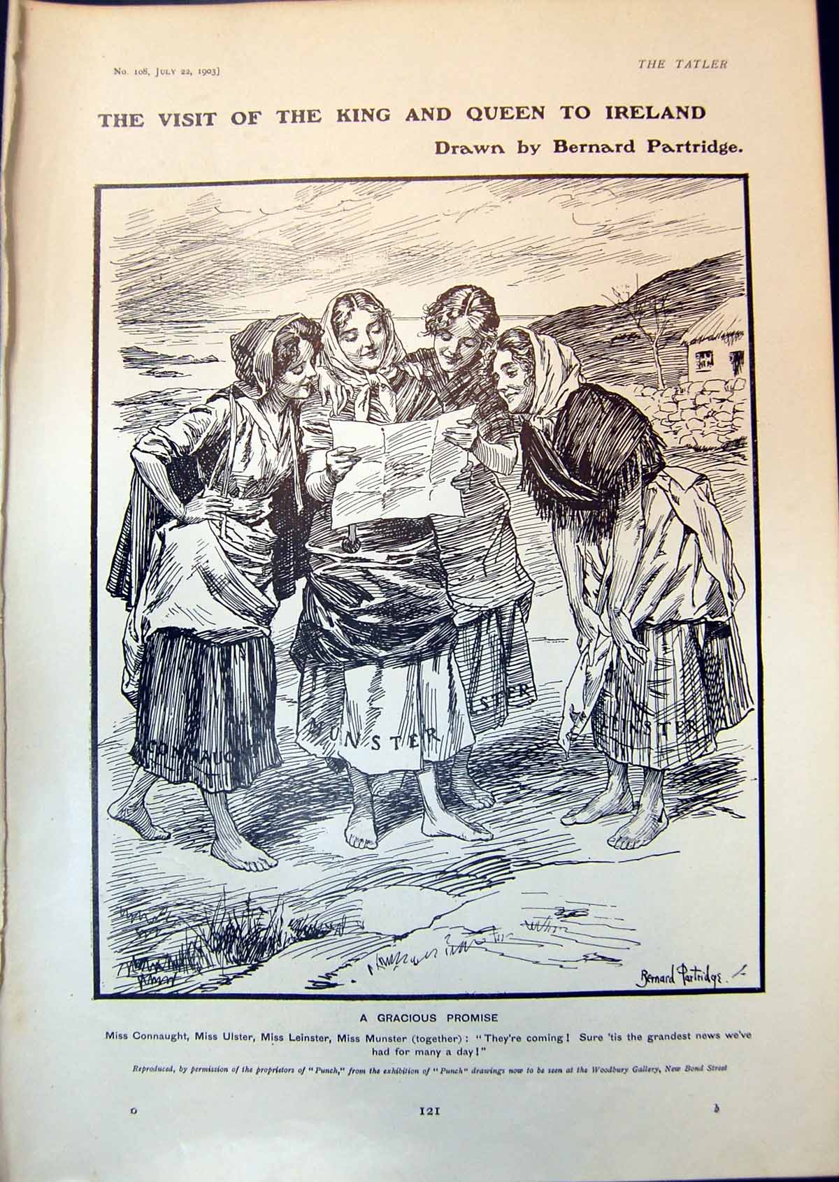 Old Visit King Queen Ireland Miss Connaught Yachting Sands America 19 20th