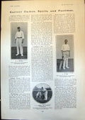 Old Cricket W Cuttell Jh King Ae Knight Boulters Lock Penton Hook 190 Victorian