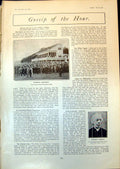 Antique Old Print Glorious Goodwood Cardinal Oreglia German Water Walker 1903