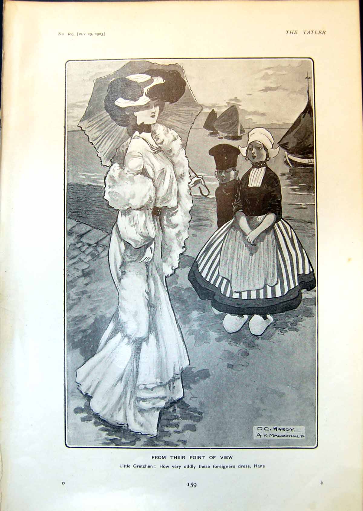 Old From Their Point View How Oddly Foreigners Dress Hans F Hardy 190 Victorian