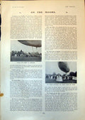 Old Airship Ranelagh A Snowden L Colbeck Cricket House Party Legh 190 Victorian