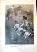Old In Epping Forest R Richardson Ladies Grass Man Horse For Hire 190 Victorian