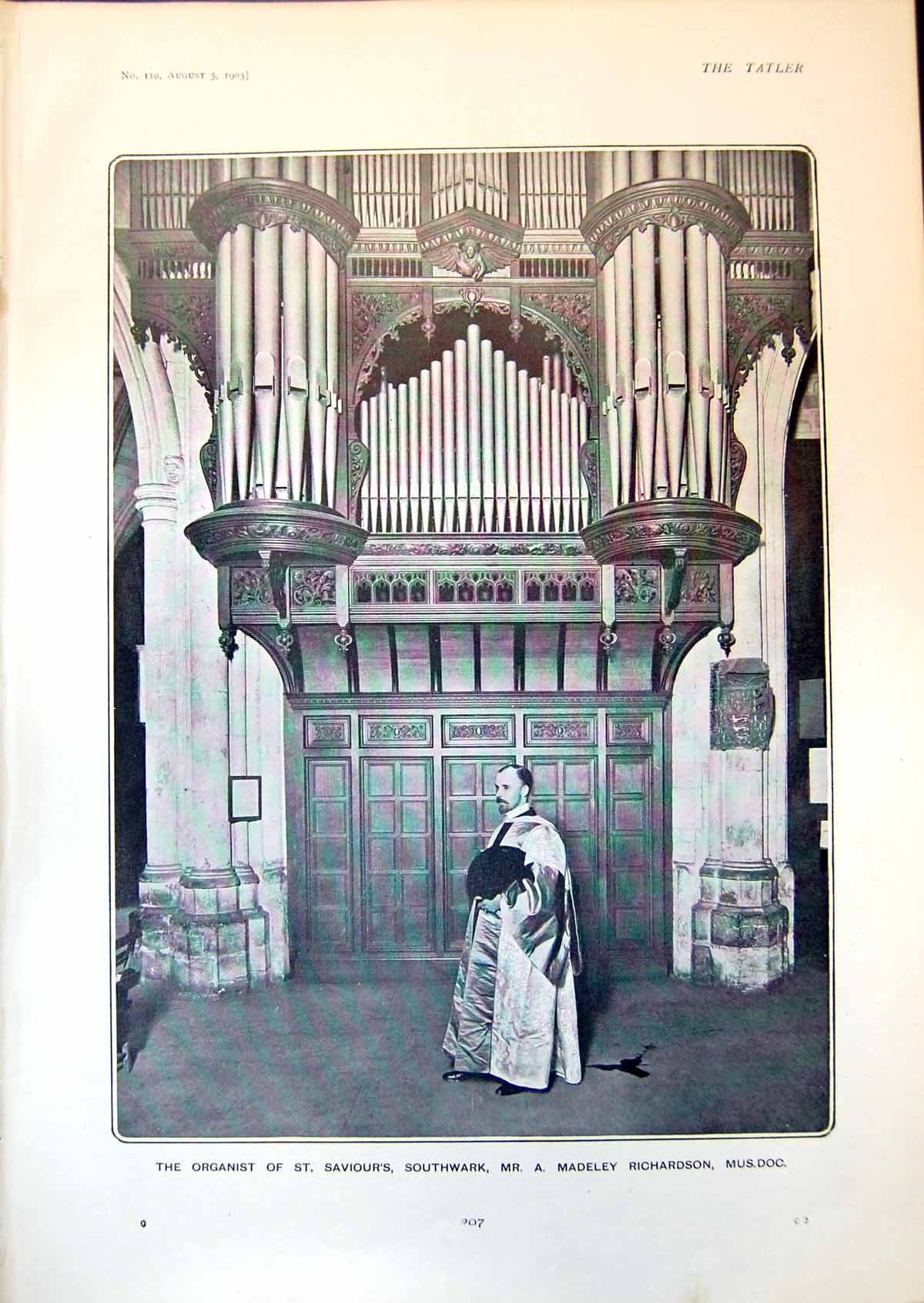 Old Madeley Richardson Organist St Saviours Southwark Sands Margate19 20th