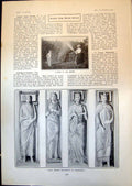 Old Royal English Monuments Fontevrault Cricket C B Fry F Loveitt 190 20th