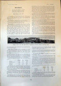 Antique Print New GField Muanza Africa Map Argentine Chilian Railways 1903 20th
