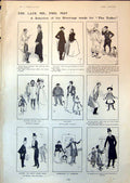 Old Phil Mays Drawings G Bailey Cat Jim Theatricals Tunbridge Wells