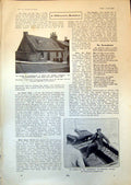 Antique Print House Andrew Carnegie Born Owner Shamrock Captain Elers 1903 20th