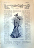 Old Print Smart Golf Suit Fashionable Novelties Parisian Diamond Co 1903 20th