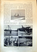 Antique Print Yarmouth Yawl Pushball Sea Queen Grandchildren Mar Lodge 1903