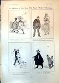 Old Print Phil Mays Drawings Loves Young Dream Remember 5Th November 1903