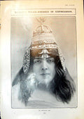 Old Print Womens Wiles Expression Triumphant Provoking Excited Looks 1903 20th