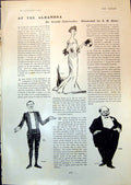 Antique Print Alhambra Talma Bosco Malvernians W Evans H Foster T Obrien190