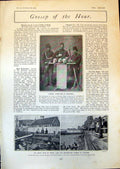 Old Print Gale Destruction Hastings St Leger Day Missing Lady Doctor 1903 20th