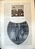 Antique Print Human Curiosities Barnums Queen Alexandra Grandchildren 1903 20th