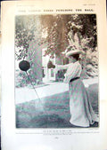 Antique Old Print Connie Ediss Kitty Gordon Nell Richardson Alma Mara 1903 20th