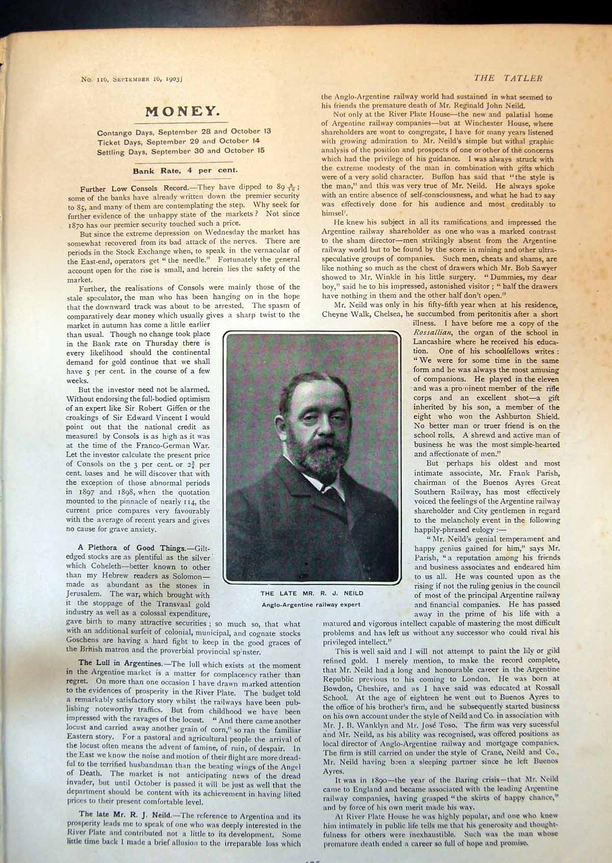 Old R J Neild Railway Expert Buenos Ayres Pacific Railway Caseros 190 20th