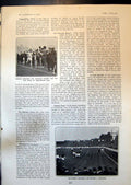 Old Print Shrubb Kennington Oval N Tuckman Motor Corps O Stampon Car 1903 20th