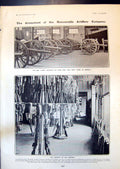 Old Guns Artillery Co Armoury Chloris Singing Song His Composing 1903 20th