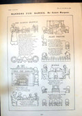 Antique Print Manners Babies G Burgess Two City Men Millionaire Dealer 1903