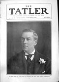 Antique Old Print Man All World Watching Right Hon Joseph Chamberlain 1903 20th