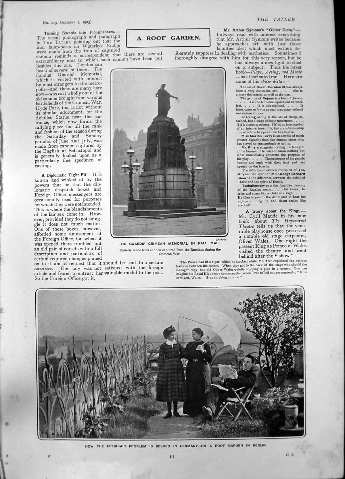Old Print Guards Crimean Memorial RoGarden Berlin Japanese Love Story190 20th