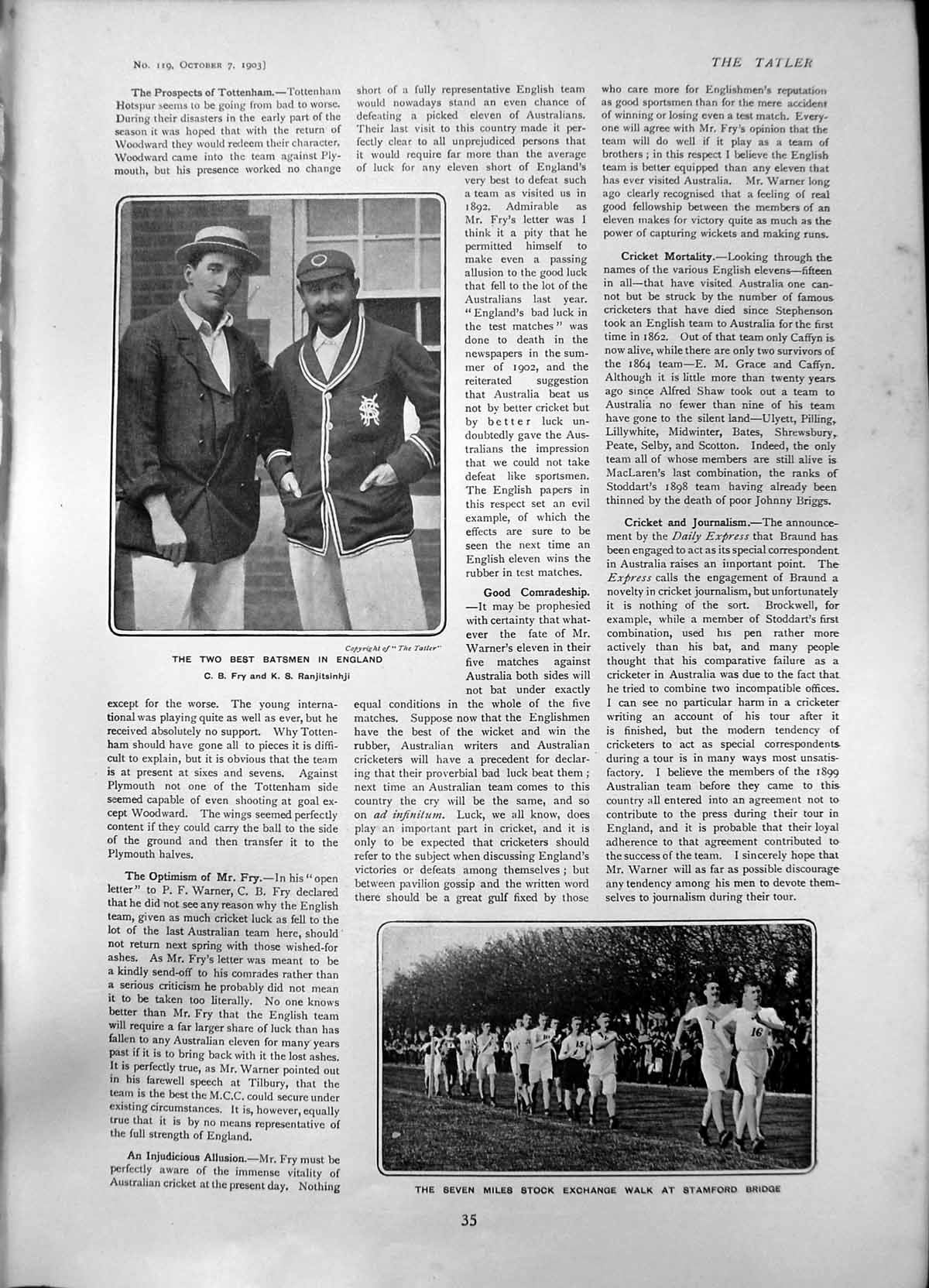 Old C Fry K Ranjitsinhji Batsmen Nina Boucicault Punting Cookham 1903 20th