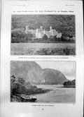 Old Kylemore Castle Church Lake Connemara Nellie Bowman A Webster1903 20th