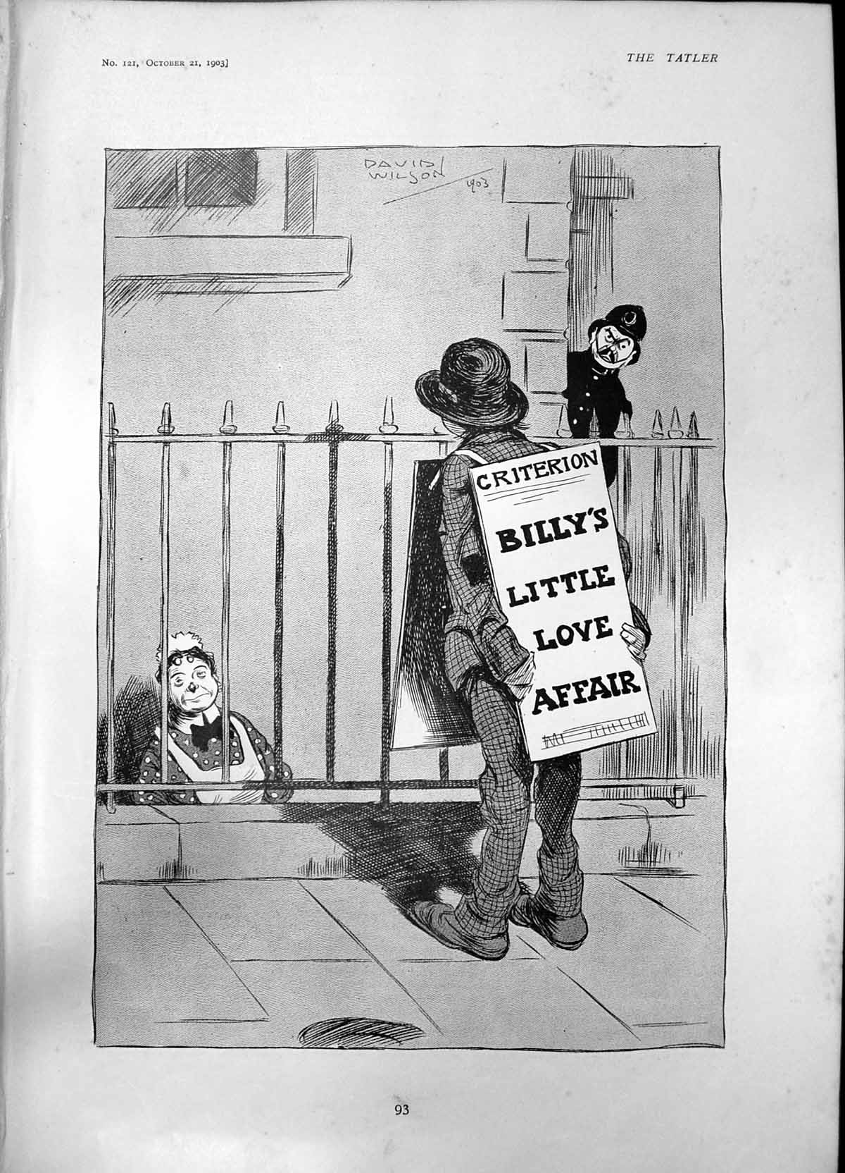 Old Humour D Wilson Billys Love Affair Great Genie Father Christmas