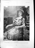 Antique Old Print Lady Bowyer Mrs Lewis Vernon Harcourt Little Daughters 1903