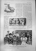 Old Print Tom Thumb Jean Wylie Expressions Women Jurors Ogre Dragon 1903 20th