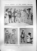 Old Print Dolly Warden John Fairfax Cavendish Morton Seymour Hodges 1903 20th