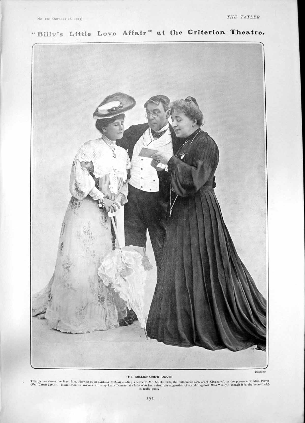 Old Billys Little Love Affair Carlotta Zerbini Marie Nichols Mdlle Ju