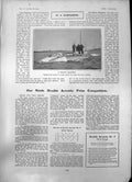 Antique Old Print Modern Submarine Shooting Black Cock Gun Afield Afloat 1903