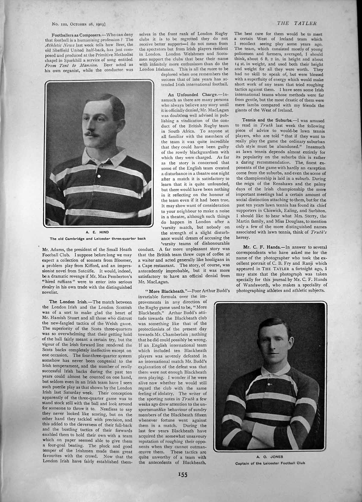 Old A Hind A Jones Leicester Football C Rolls Mors Car World Record19 20th