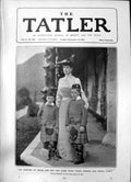 Antique Old Print Princess Wales Sons Prince Edward AgedPrince Albert 1903