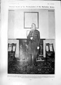 Old Print Rev William Booth Head Salvation Army Bird Hospital London 1903 20th