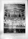 Antique Old Print Finale Orchid Gaiety Sea Lions Seals London Hippodrome 1903