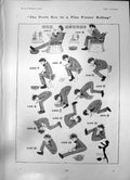 Old Antique Print Poets Eye Fine Frenzy Rolling Sonnet David Wilson 1903 20th